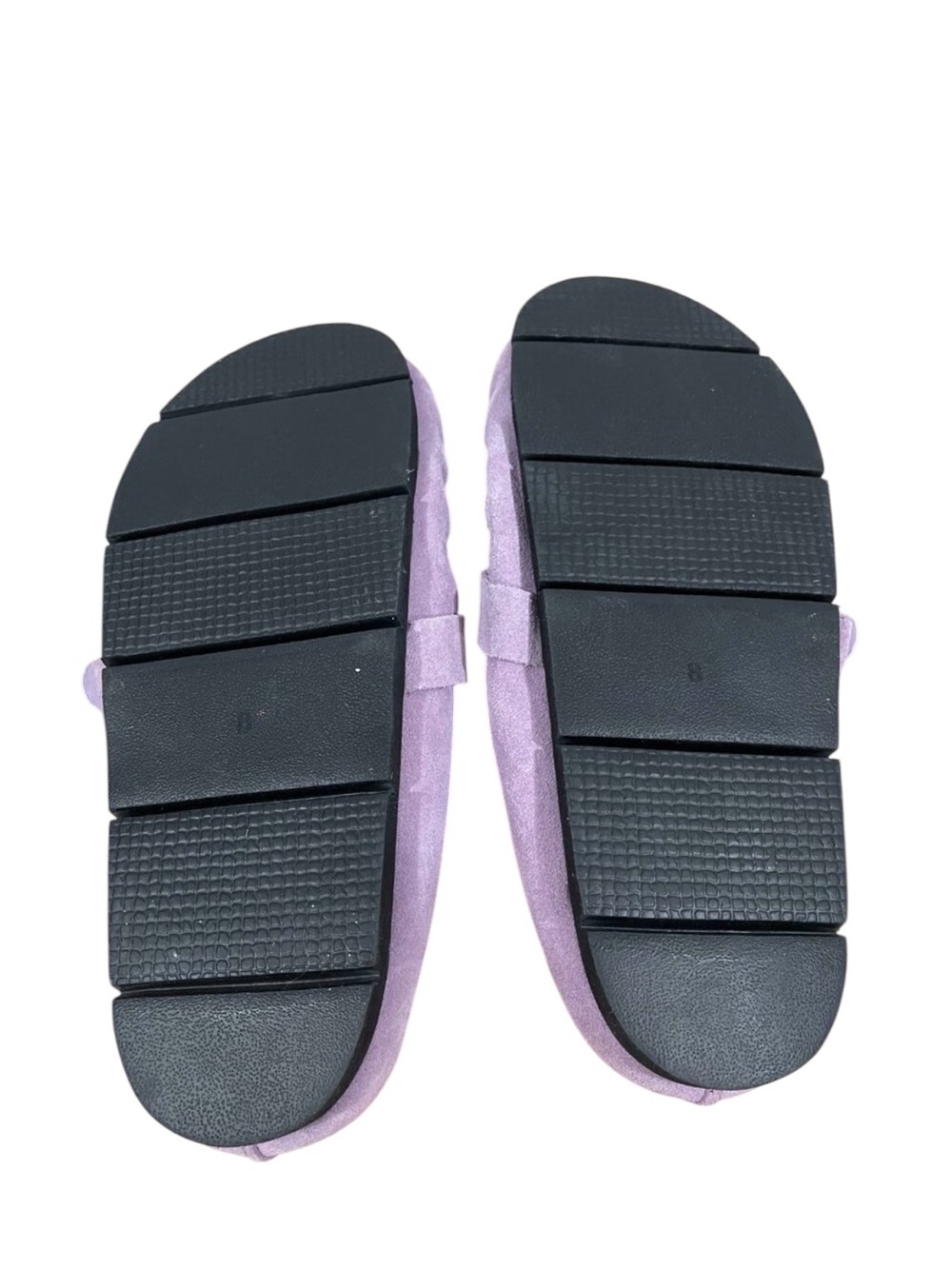 Free People After Riding Mules Lavender Suede Shearling Size 8 - Picture 8 of 9